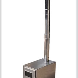 Portable Tent Heating Stove Fire Wood Heater Camping Cooking BBQ Burning Stove