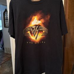 Authentic 2004 Van Halen World Tour Shirt Size XL