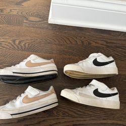 Pair Of Boys Nike Sneakers Size 11 & 11.5 