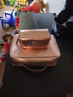 Pink Victoria Secret Makeup Bag