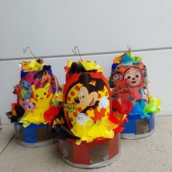 Piñatas Micky Mouse, Cocomalen, Pikachu For Birthday Parties 