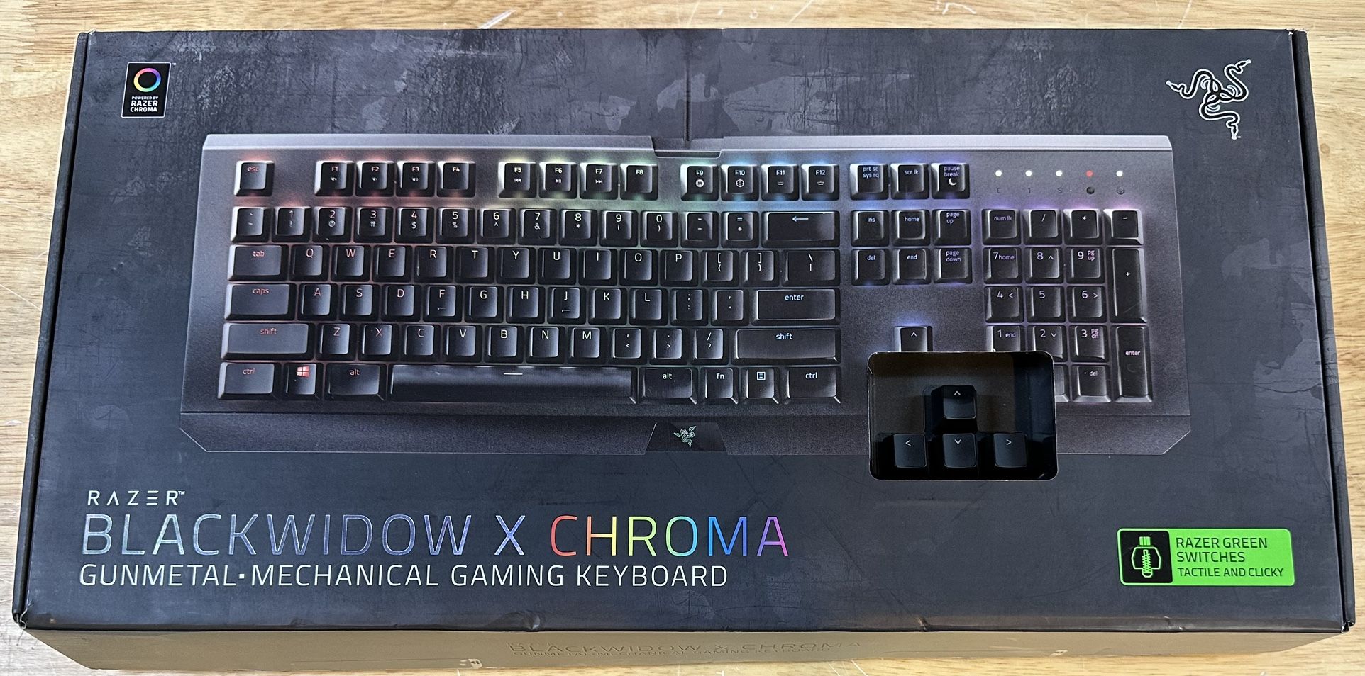 Razer RZ03-0176x BlackWidow X Chroma Wired Gaming Mechanical Keyboard