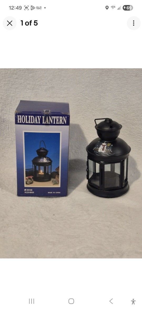 Holiday Lantern, Tea Light