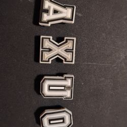 Letter Croc Charms
