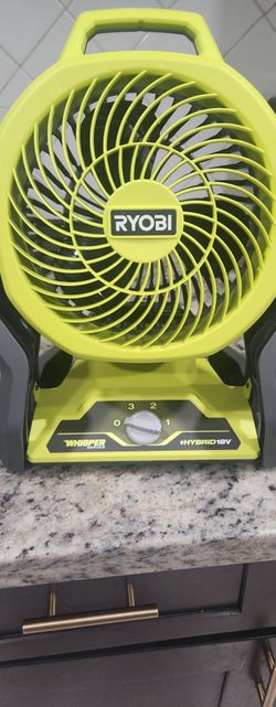 New ryobi portable fan
