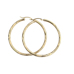 10kt Real Gold Hoop Earring for Women