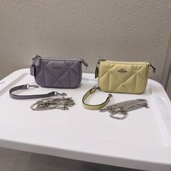 Brand New Authentic Coach Wristlets both come w/ Chains & Handles $50 Each