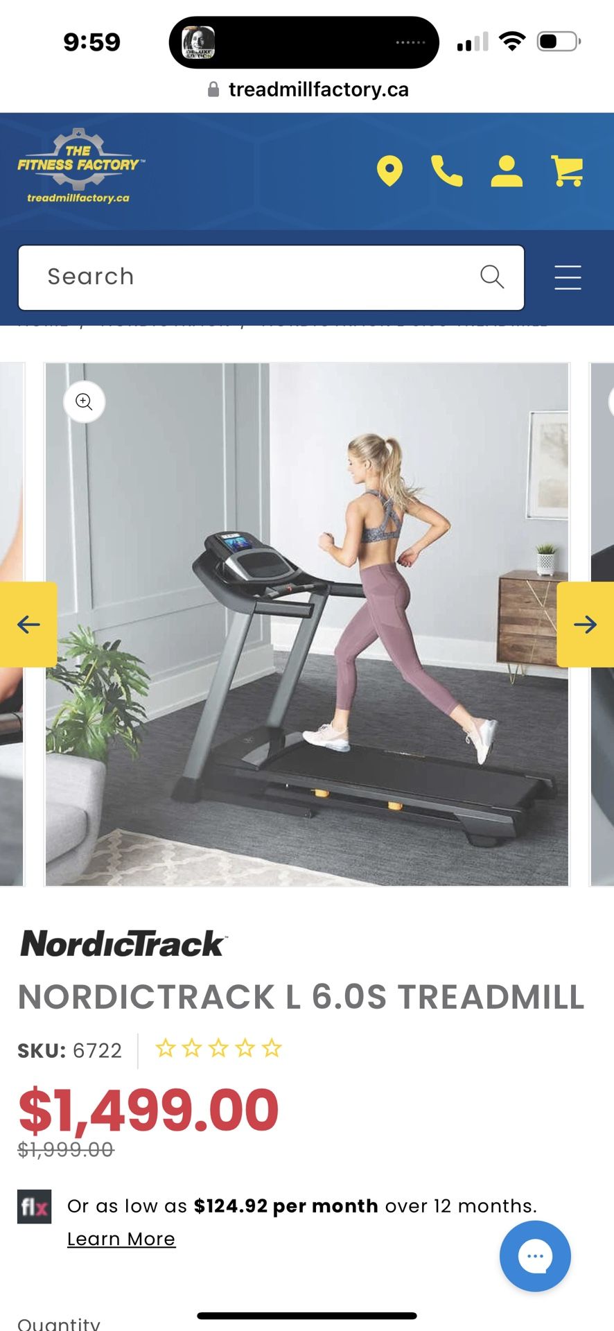 NordicTrack Treadmill