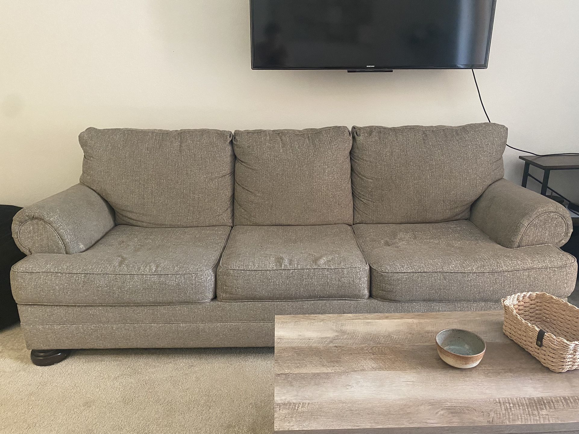 Beige Sleeper Sofa