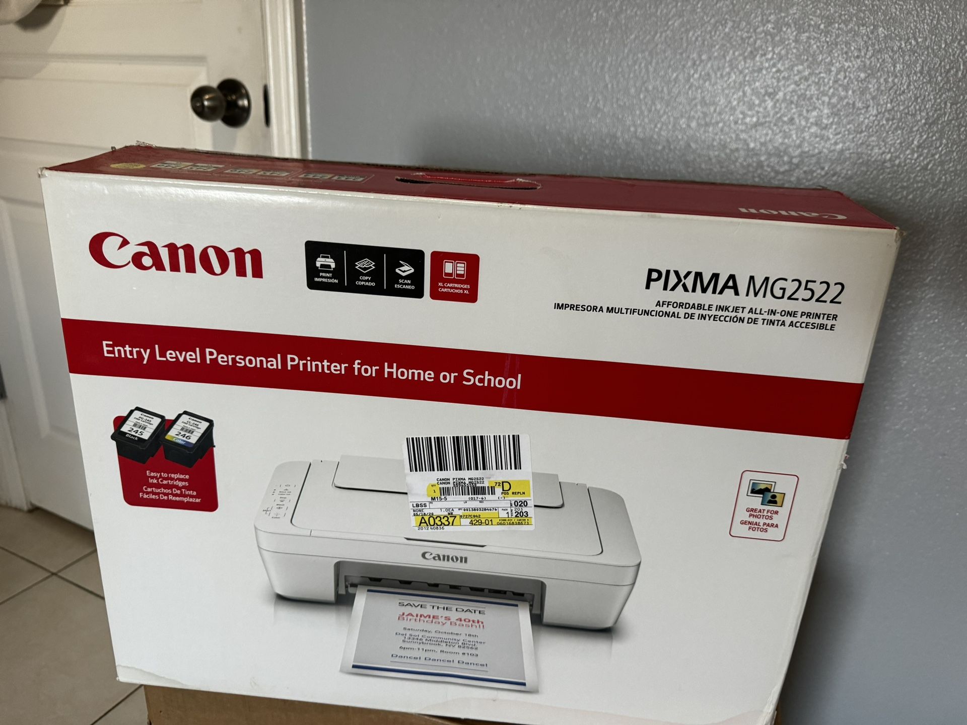 Canon Pixma mG 2522 Printer