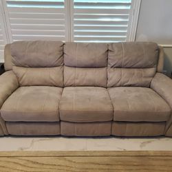 Recliner And Couch- 3 Seat