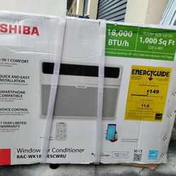 Brand New Toshiba 18000 BTU With Remote Window AC