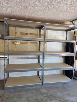 Heavy Duty Storage Shelves 48 in W 24 in D Racks Stronger Than Homedepot Lowes Costco And Ivar Systems Delivery Available