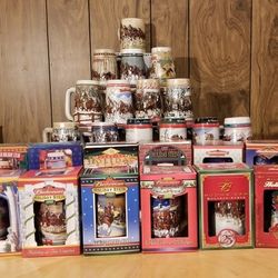 Budweiser Holiday Series Full Collection 1980 thru 2007 - ONLY $450!! MUST GO!