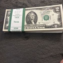 100 Bills  2 USD   Uncirculated 