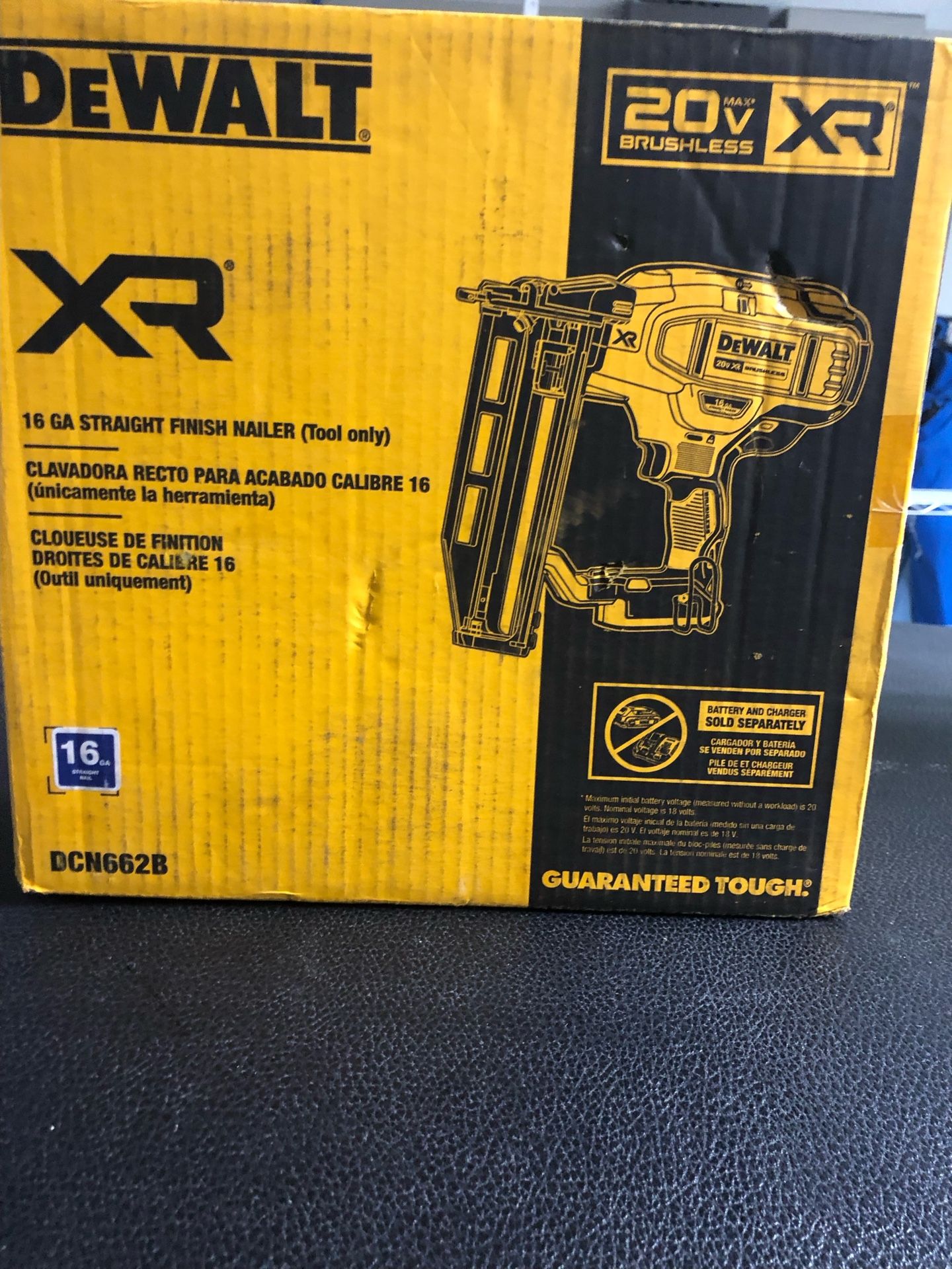 Dewalt 16 Gauge Straight Finish Nailer