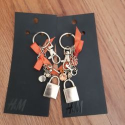2 Sets Of Keychain Decorations