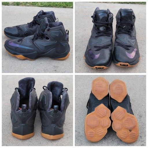 Nike Lebron 13 XIII Black Lion Basketball Shoes