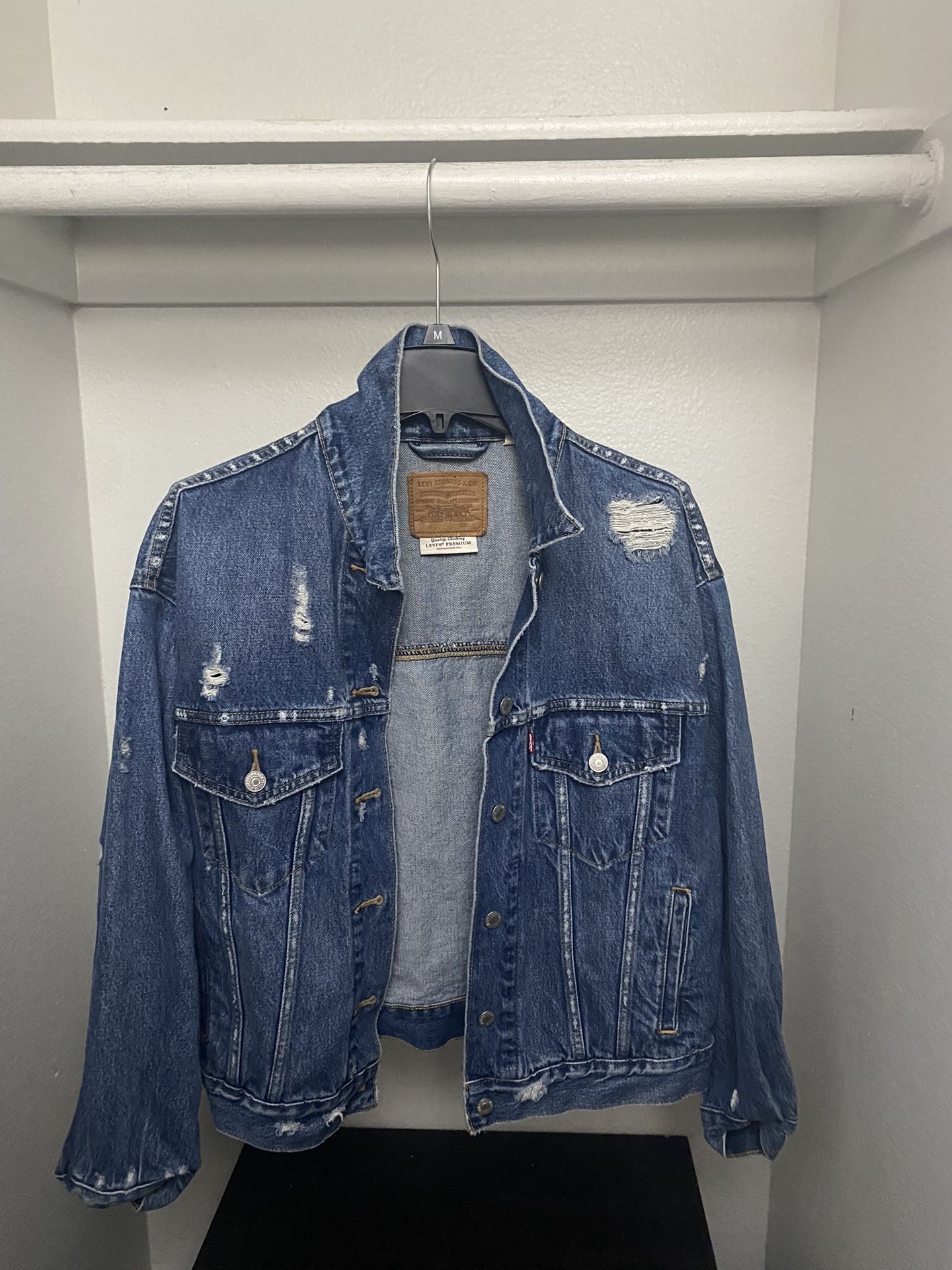 Levi’s Ripped Jean Jacket