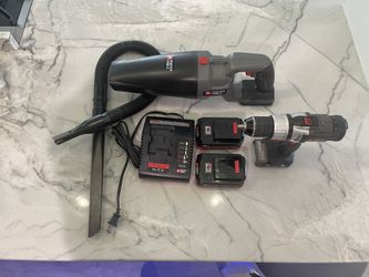 Porter Cable Cordless Bundle - Drill & Mini Vacuum
