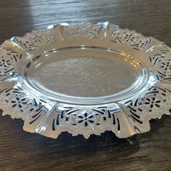 vintage Forman Bros. Art Deco chrome-plated serving tray