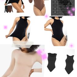 Women’s Seamless Shaping Bodysuit - Slim Fit Long Sleeve & Sleeveless Activewear //Body Moldeador Sin Costuras para Mujer - Ajustado de Ma