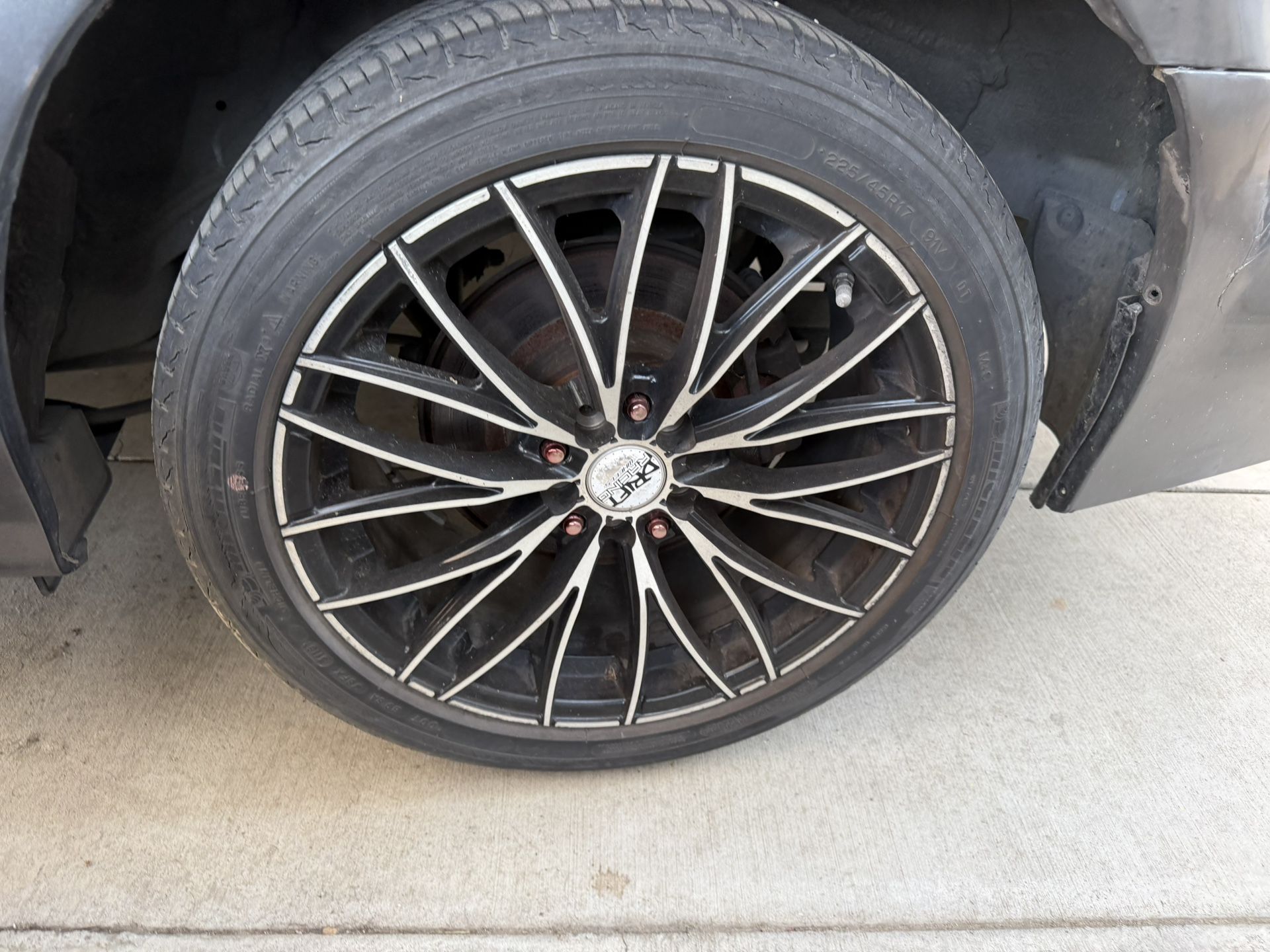 17” Wheels from Honda Accord