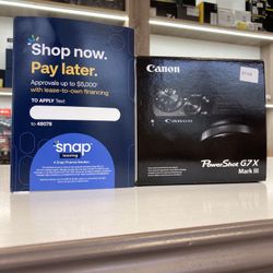 Canon PowerShot G7 X Mark III Camera - Silver (Located In Downey, CA)