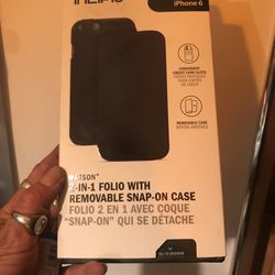 Incipio 2 In 1 Folio With Removable Snap On Case For iPhone 6 
