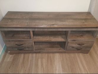 Light Brown Entertainment Center
