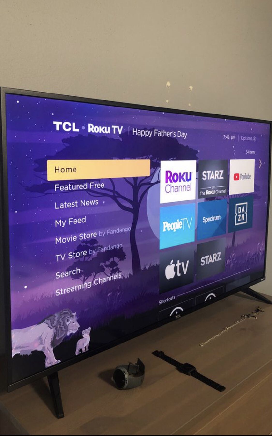 Like new. 50” TCL 5 Series Smart Roku 4K HDR flat screen tv. $320 FIRM. USF area and pickup ready.