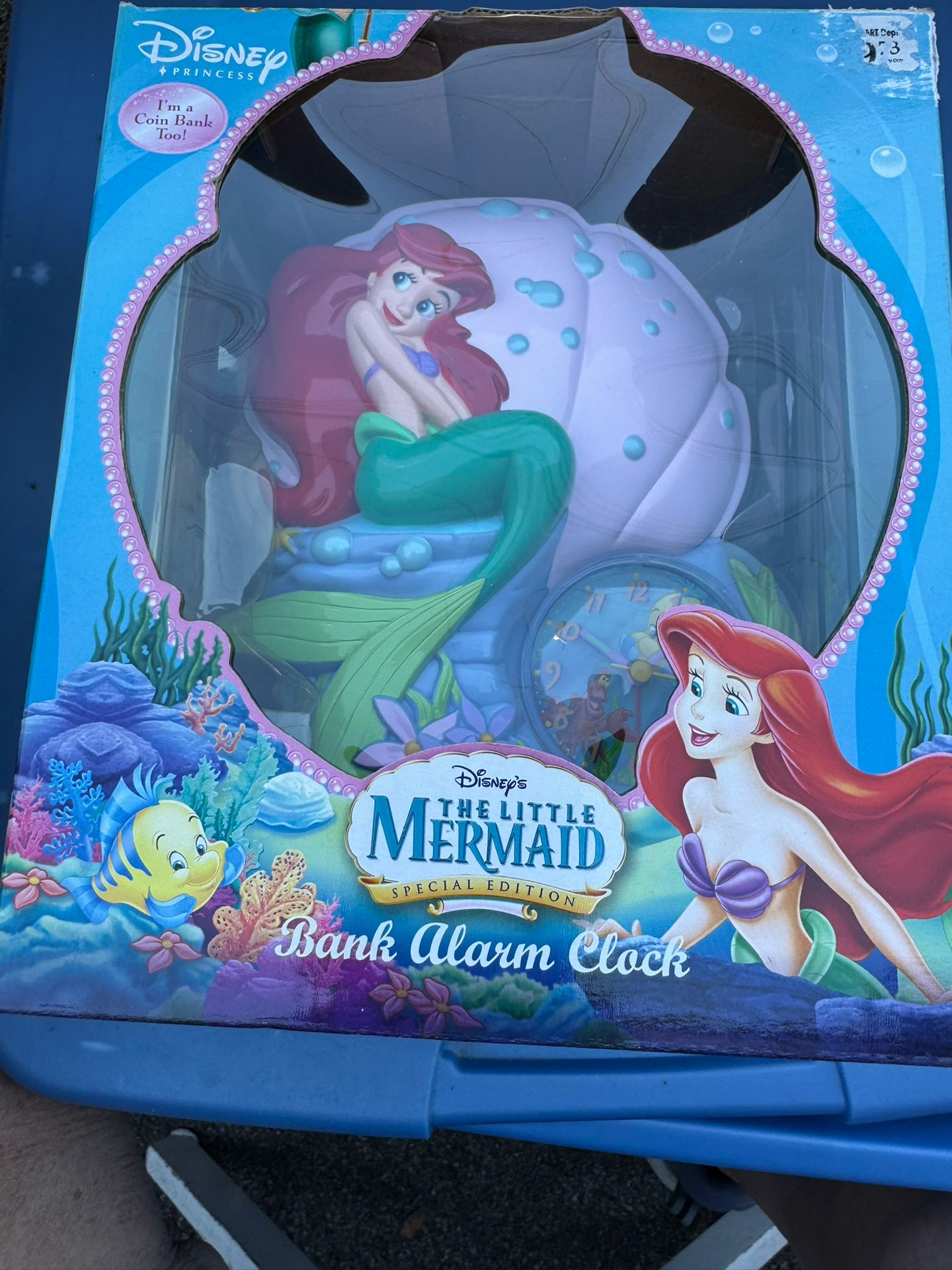 Little Mermaid Bank Alarm Clock, Special Edition