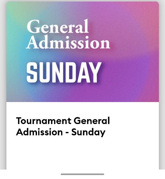 Sunday Waste Management Phoenix Open Tickets