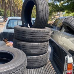 245/50/20s I got four good years in great condition they have about 60 to 70%