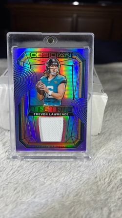2024 SSP Panini Obsidian Trevor Lawrence Patch Refractor Numbered To Only 49 