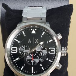 New Men's Armani Exchange Big Face Watch 