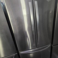 WHIRLPOOL FRENCH DOOR STAINLESS STEEL REFRIGERATOR