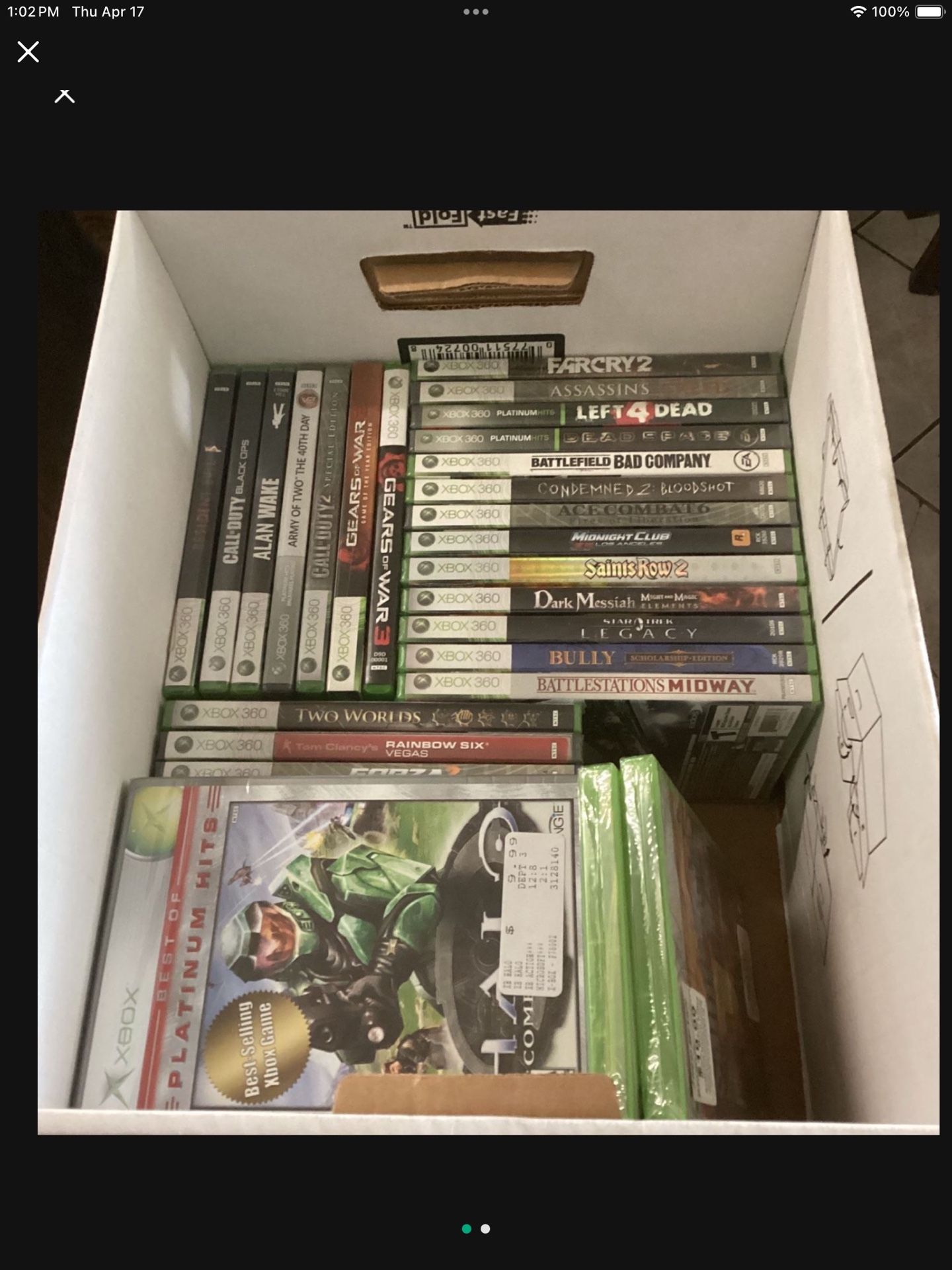 -Brand New Sealed Xbox Games-