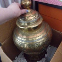 Antique Ceremonial Urn Lamp