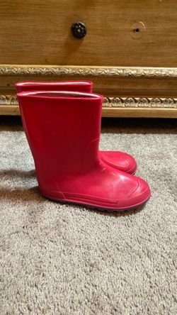 Pink Rain Boots Girls Size 2/3
