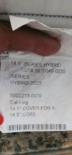 iSeries Hybrid 2020 Mattress Cal King