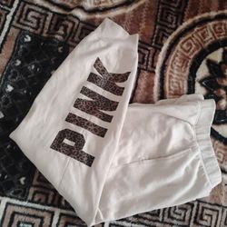 Victoria Secret Campus Fleece Sweatpants Size XLarge 