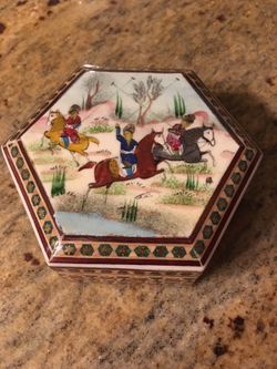 Two Hand Painted “miniature” boxes from Persia!