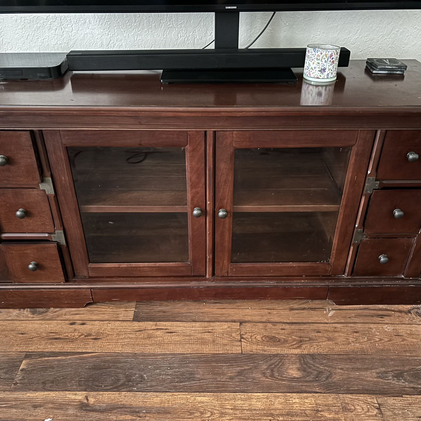 TV Stand. Wood. Used. $40