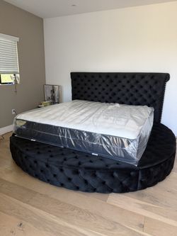 New In Box King Bed Frame With Mattress (Read Description Below )