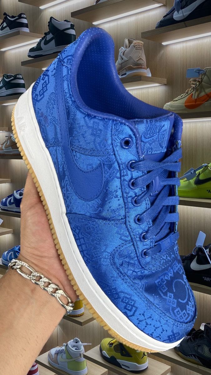 Nike Air Force 1 Low CLOT Blue Silk