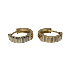 10k Yellow Gold Huggies Earring
