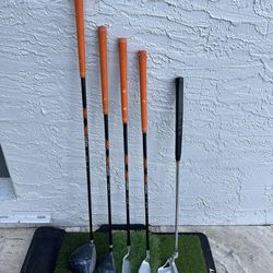 Kids Golf Set 5 Clubs  Child Height 50 To 54