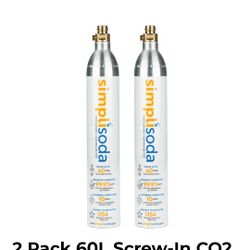 2 Screw In CO2 For Soda Maker