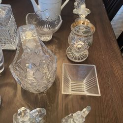 Assorted Glass And Crystal…only $8 each 